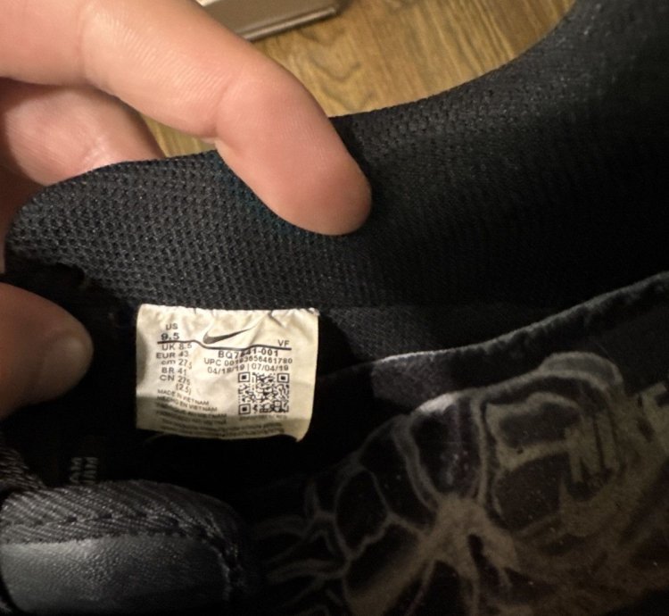 Nike Air Force 1 Low Black Skeleton Halloween 2019