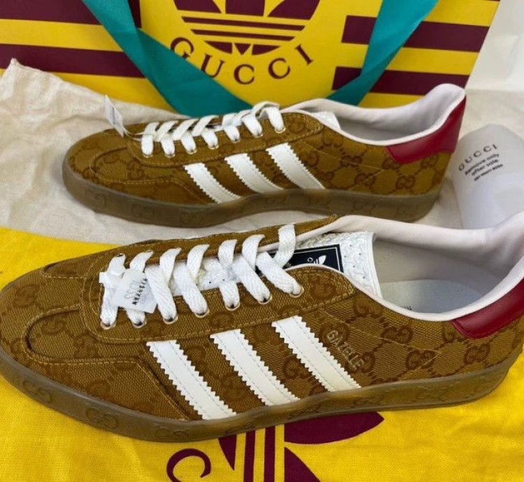 Adidas Gucci Gazelle Casual Sneakers-yf