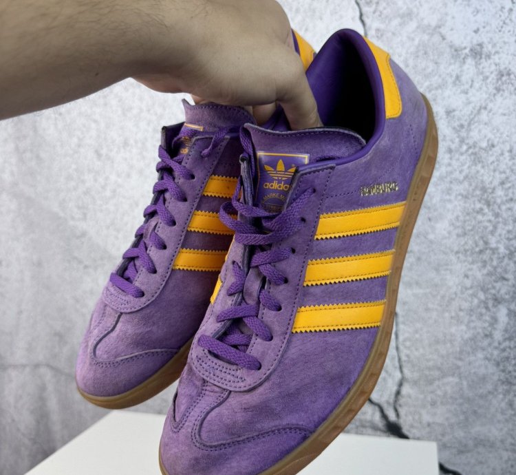 Adidas Hamburg 2021 Blue Sneakers Football Casual