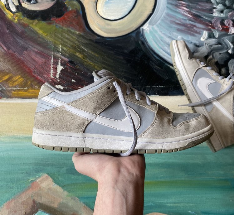 Nike Sb Dunk Low Summit White Wolf Grey