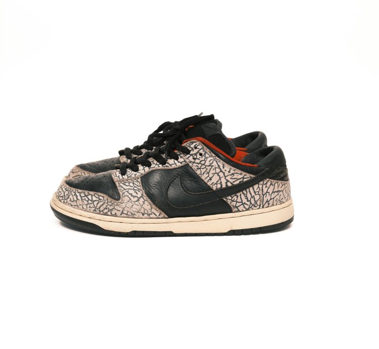 Nike Sb Dunk Low Supreme Black Cement 2002 Size 10 5