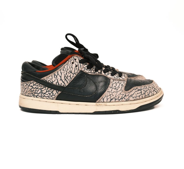 Nike Sb Dunk Low Supreme Black Cement 2002 Size 10 5