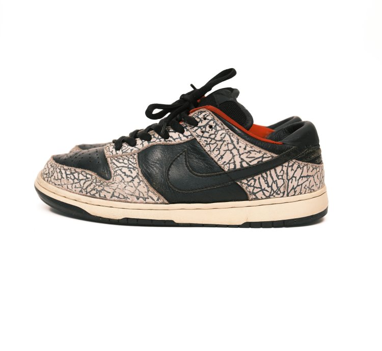 Nike Sb Dunk Low Supreme Black Cement 2002 Size 10 5