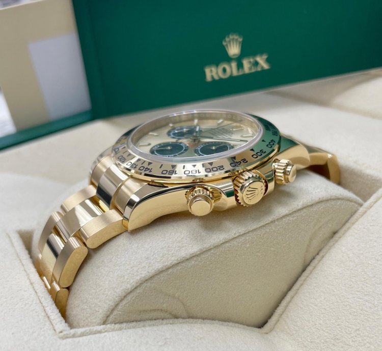 Rolex Daytona Unworn Cosmograph Daytona 126508 Champagne pikachu Dial Yellow Gold Oyster Bracelet 40mm