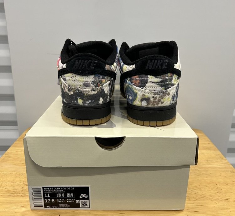 Nike Sb Dunk Low Supreme Rammellzee Size 11 New