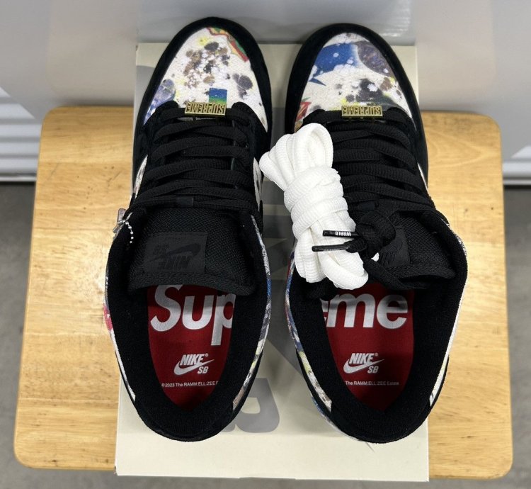 Nike Sb Dunk Low Supreme Rammellzee Size 11 New