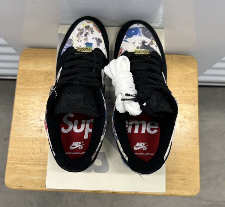 Nike Sb Dunk Low Supreme Rammellzee Size 11 New