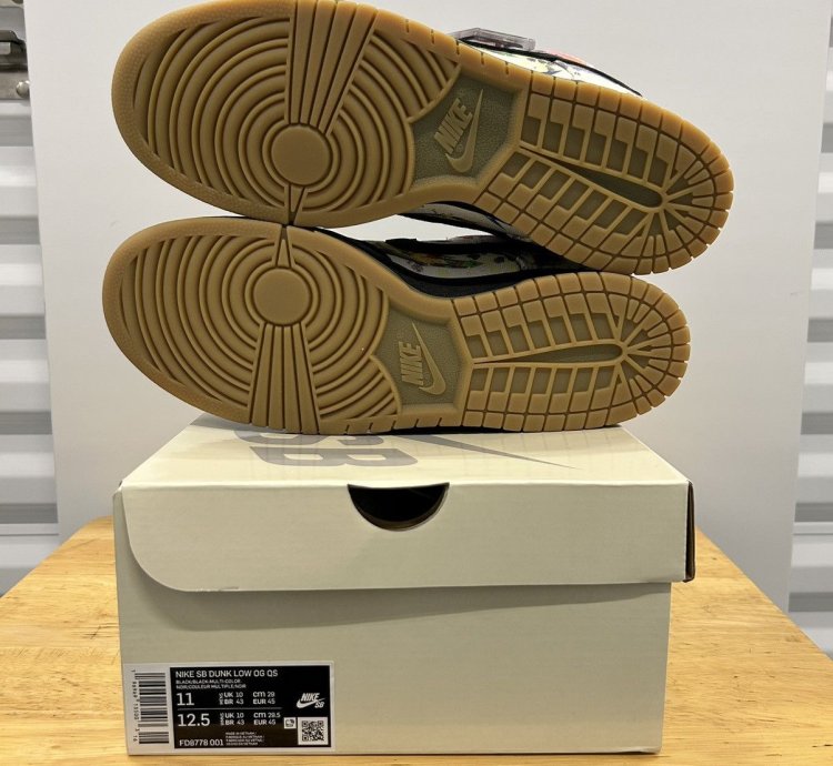 Nike Sb Dunk Low Supreme Rammellzee Size 11 New
