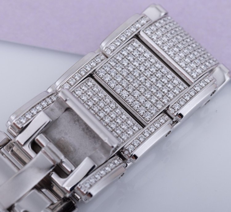 Patek Philippe Twenty 4 Ref 4908 50g 18k White Gold Full Pav Diamonds