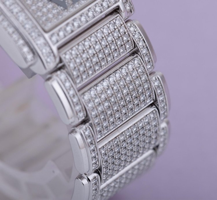 Patek Philippe Twenty 4 Ref 4908 50g 18k White Gold Full Pav Diamonds