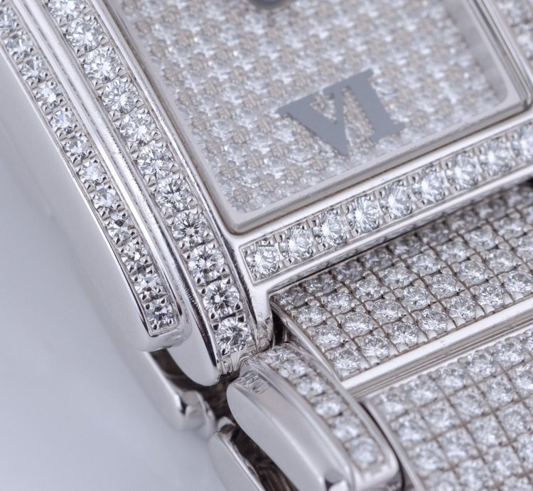 Patek Philippe Twenty 4 Ref 4908 50g 18k White Gold Full Pav Diamonds
