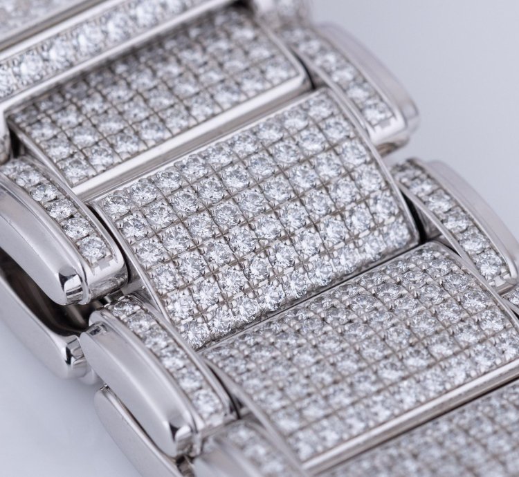 Patek Philippe Twenty 4 Ref 4908 50g 18k White Gold Full Pav Diamonds