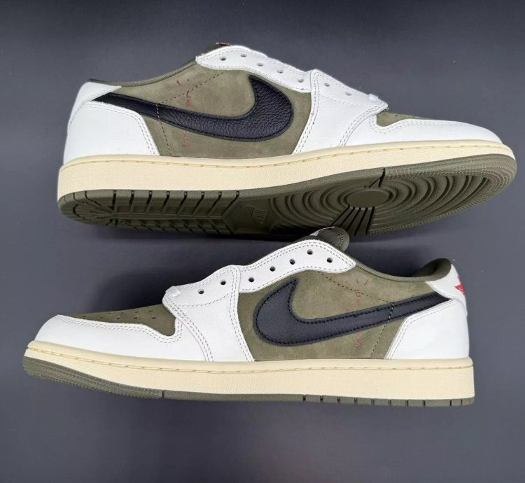 Jordan 1 Retro Low Og Sp Travis Scott Medium Olive