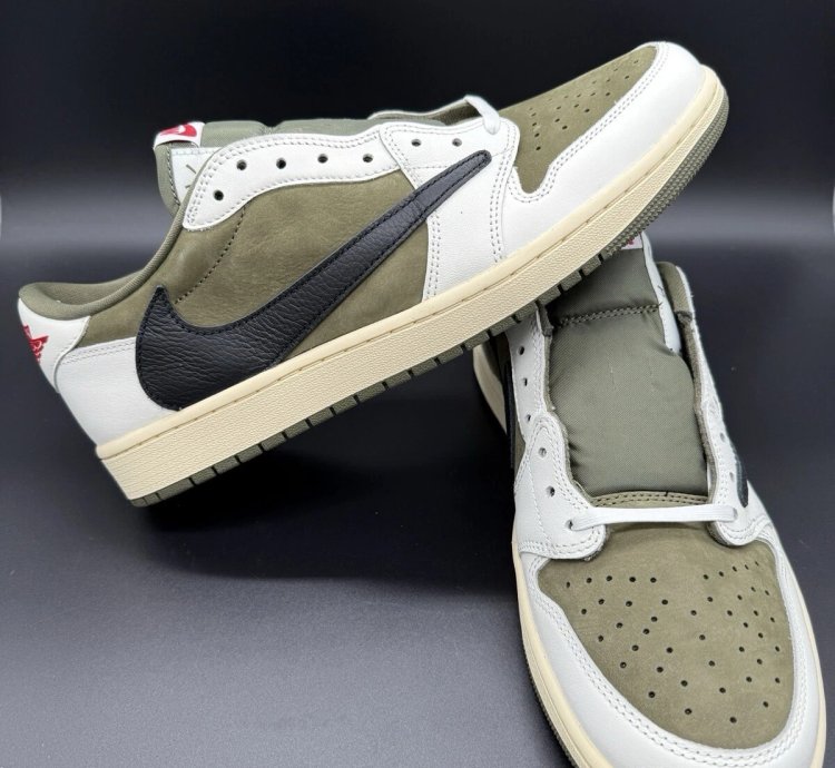 Jordan 1 Retro Low Og Sp Travis Scott Medium Olive