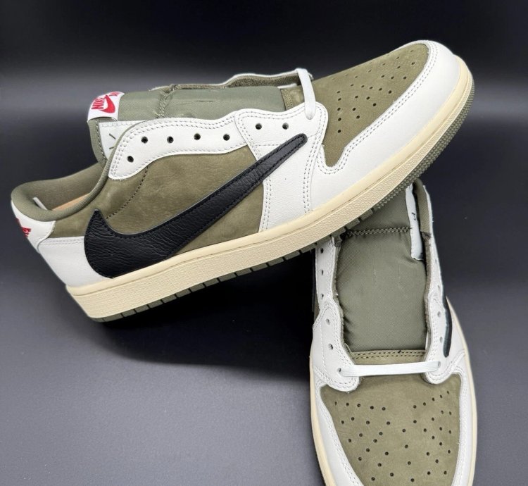 Jordan 1 Retro Low Og Sp Travis Scott Medium Olive