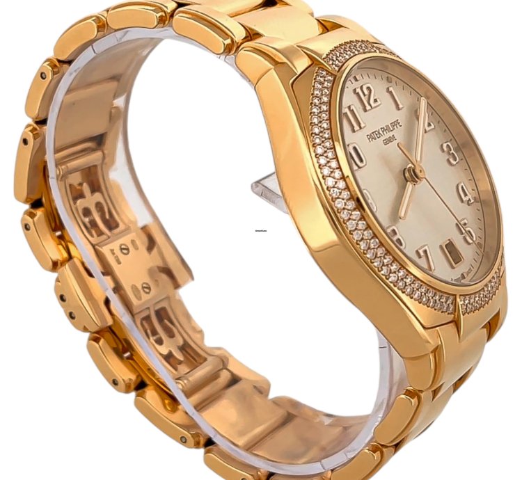 Patek Philippe Twenty 4 Rose Gold Automatic 36mm Diamond Bezel 2022 Box Papers