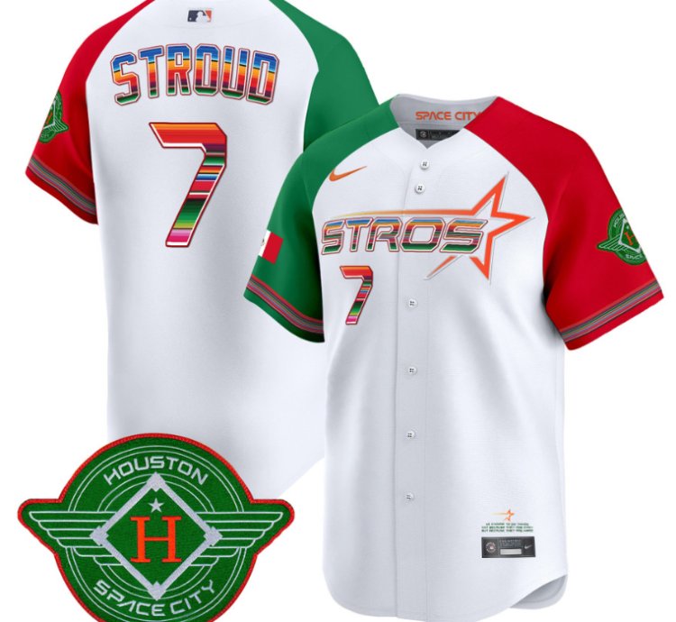 Cj Stroud Jersey 7 Astros 2025 City Connect Mexico Vapor Premier Limited Stitched Alternate