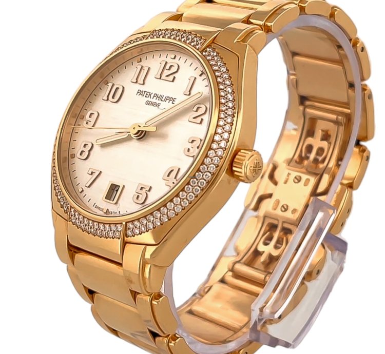 Patek Philippe Twenty 4 Rose Gold Automatic 36mm Diamond Bezel 2022 Box Papers