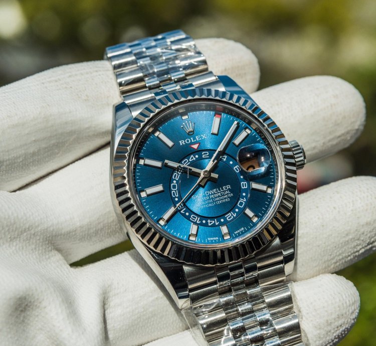 Rolex Sky-dweller Unworn 2022 Sky-dweller 326934 Blue Dial On Jubilee