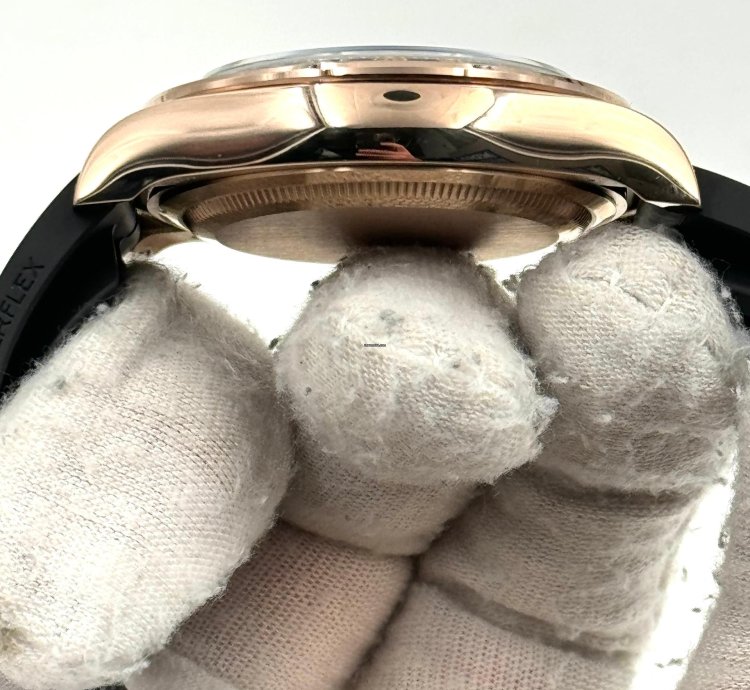 Rolex Daytona Unworn Cosmograph Daytona 40mm Black Dial Rose Gold Oysterflex 126515ln Box Papers 2024