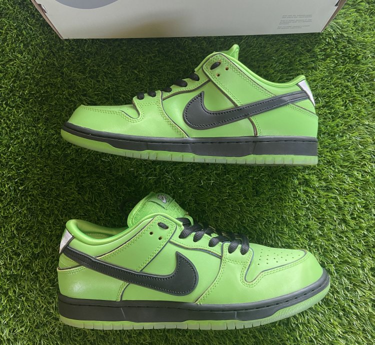 Nike Sb Dunk Low The Powerpuff Girls Buttercup