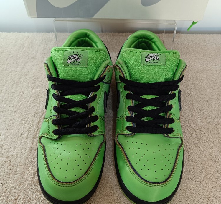 Nike Sb Dunk Low The Powerpuff Girls Buttercup