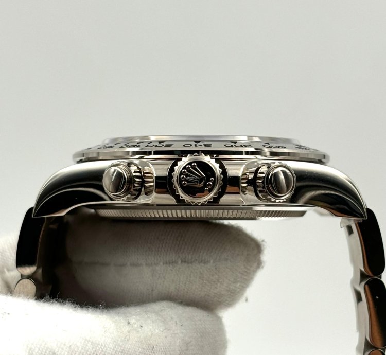 Rolex Daytona Unworn Cosmograph Daytona 40mm Black Dial White Gold Bracelet 126509 Box Papers 2024