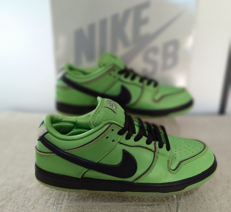 Nike Sb Dunk Low The Powerpuff Girls Buttercup
