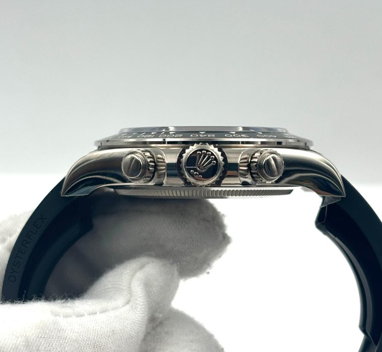 Rolex Daytona Unworn Cosmograph Daytona 40mm Black Dial White Gold Oysterflex 126519ln Box Papers 2025
