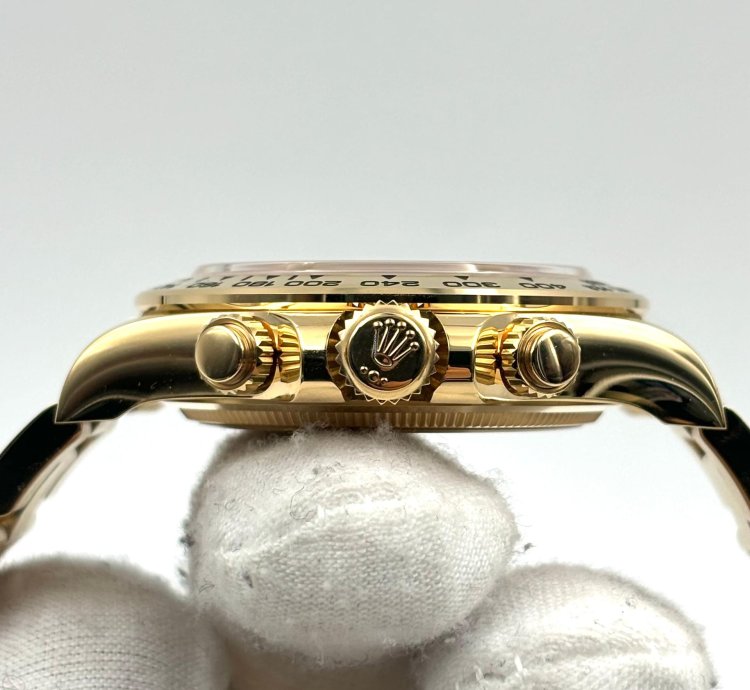 Rolex Daytona Unworn Cosmograph Daytona 40mm Black Dial Yellow Gold Bracelet 126508 Box Papers 2024
