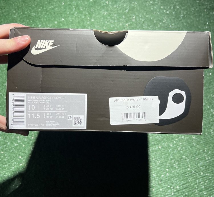 Nike Air Force 1 Low Cpfm White Size 10 2024