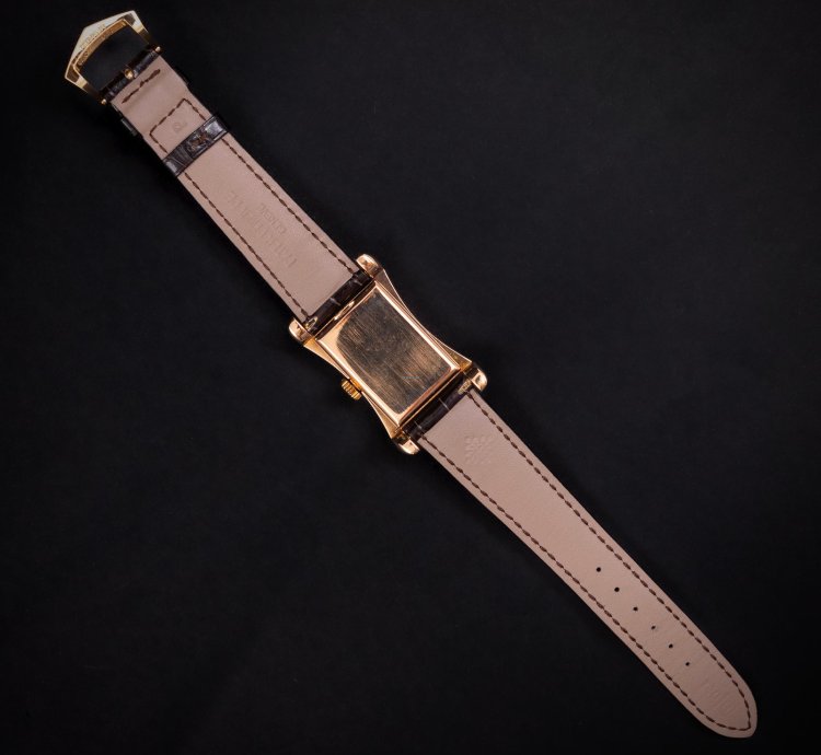 Patek Philippe Vintage Golden Banana Marilyn Monroe 18k Rose Gold Vintage Full Set Box Papers