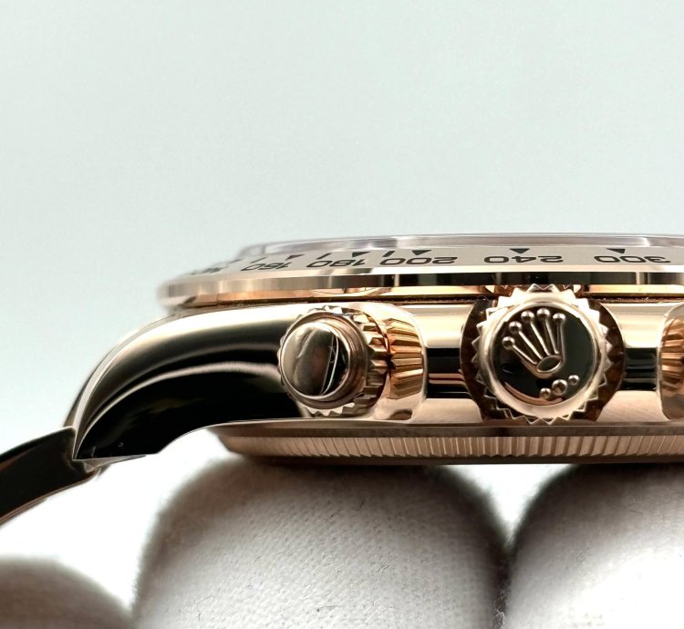 Rolex Daytona Unworn Cosmograph Daytona 40mm Black Diamond Dial Rose Gold 126505 Box Papers 2024