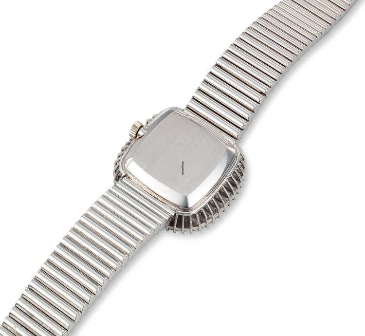 Patek Philippe White Gold And Diamond Bracelet Watch Ref 4432 1g