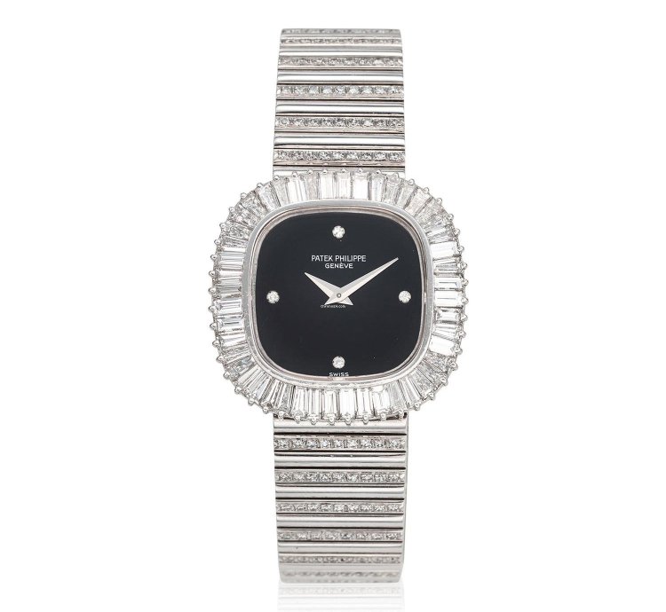Patek Philippe White Gold And Diamond Bracelet Watch Ref 4432 1g