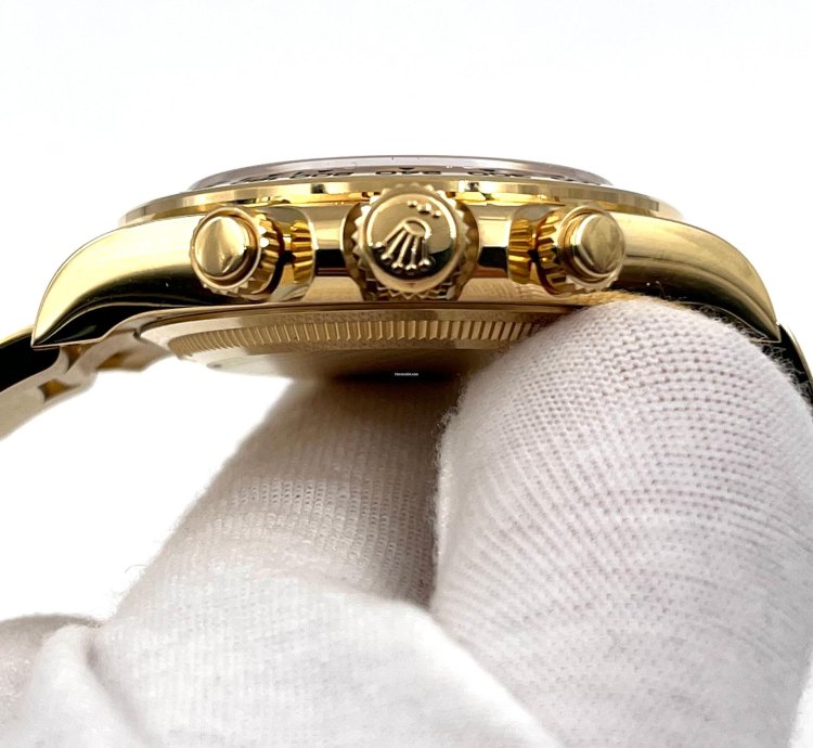 Rolex Daytona Unworn Cosmograph Daytona 40mm Black Diamond Dial Yellow Gold 126508 Box Papers 2024