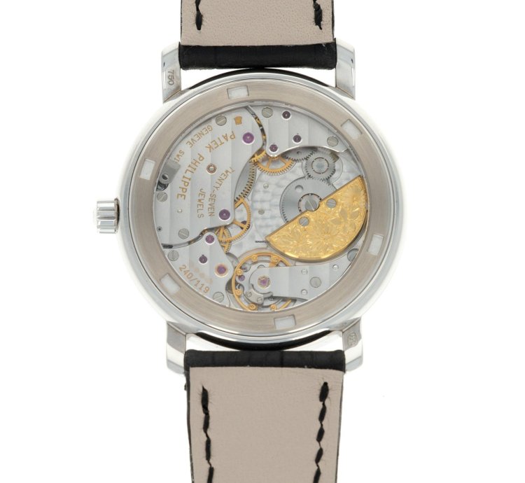 Patek Philippe White Gold Flower Handcraft Ref 5075