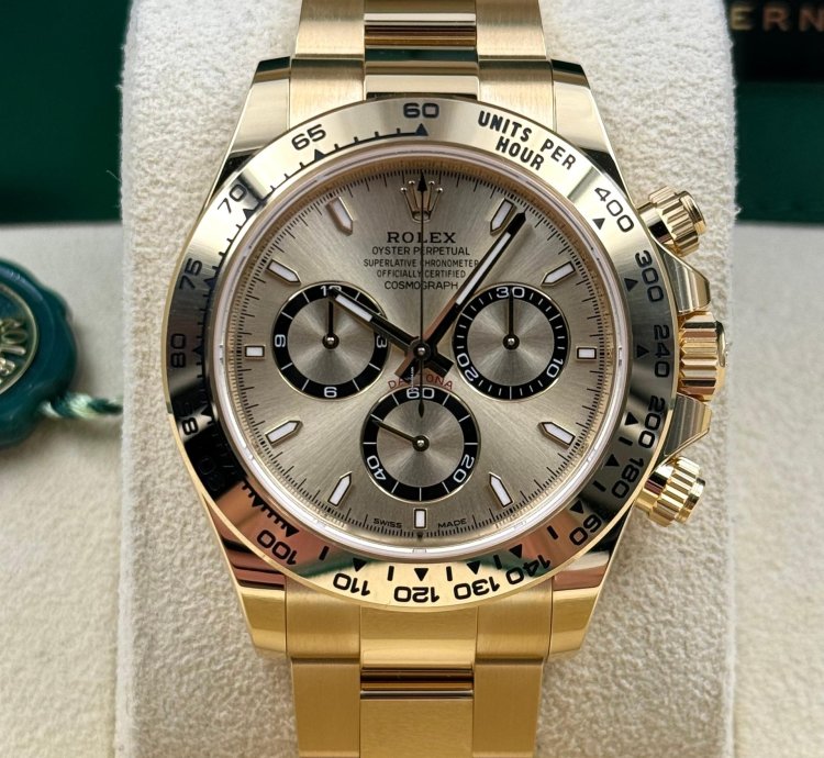 Rolex Daytona Unworn Cosmograph Daytona 40mm Champagne Dial Yellow Gold 126508 Box Papers 2024