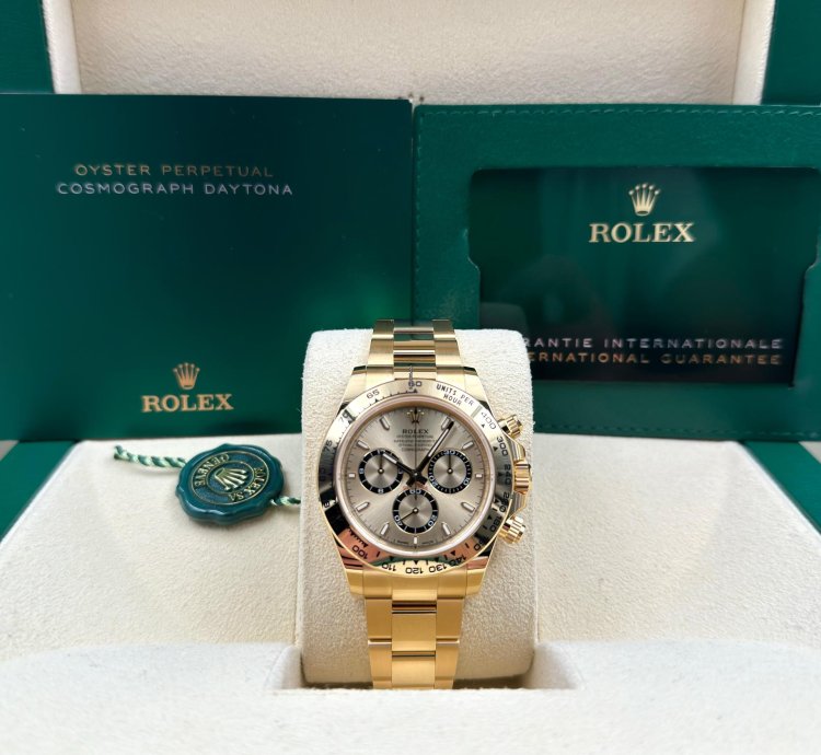 Rolex Daytona Unworn Cosmograph Daytona 40mm Champagne Dial Yellow Gold 126508 Box Papers 2024