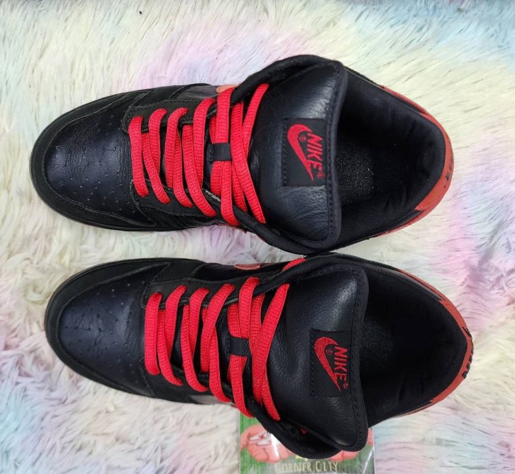 Nike Sb Dunk Low Vamp Black Devil