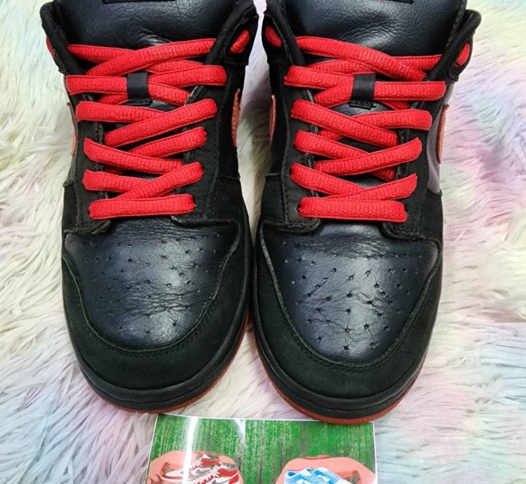 Nike Sb Dunk Low Vamp Black Devil