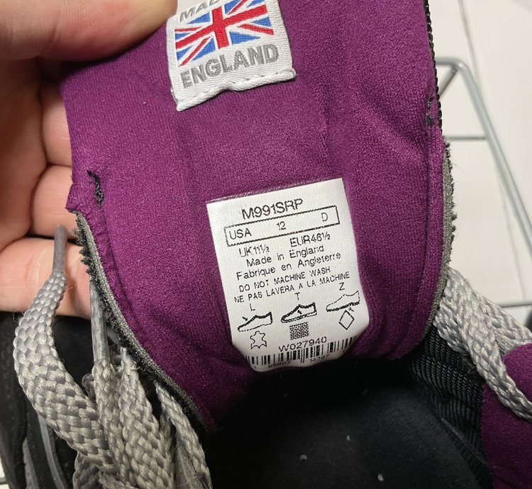 New Balance 2021 Stray Rats 991 Black Us12 No Box
