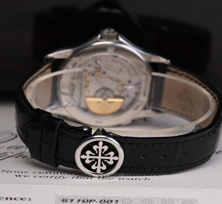 Patek Philippe World Time 5110p-001 Mit Box Papieren Aus Dem Jahr 2002