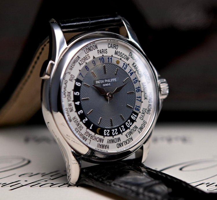 Patek Philippe World Time 5110p-001 Mit Box Papieren Aus Dem Jahr 2002