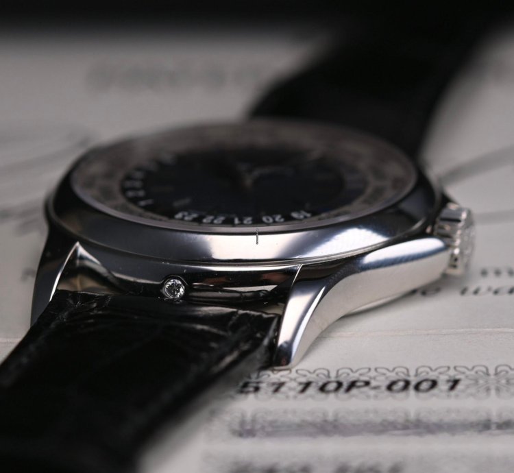Patek Philippe World Time 5110p-001 Mit Box Papieren Aus Dem Jahr 2002