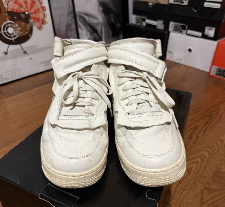 Nike Air Force 1 Mid Comme Des Garcons White