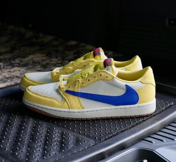 Jordan 1 Retro Low Og Sp Travis Scott Canary womens