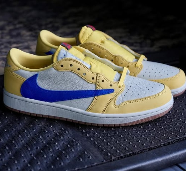 Jordan 1 Retro Low Og Sp Travis Scott Canary womens