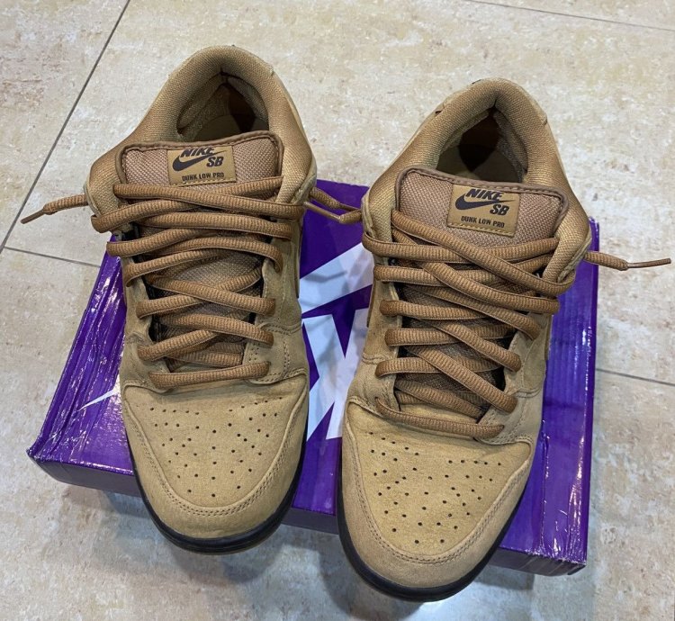 Nike Sb Dunk Low Wheat Mocha Size 11