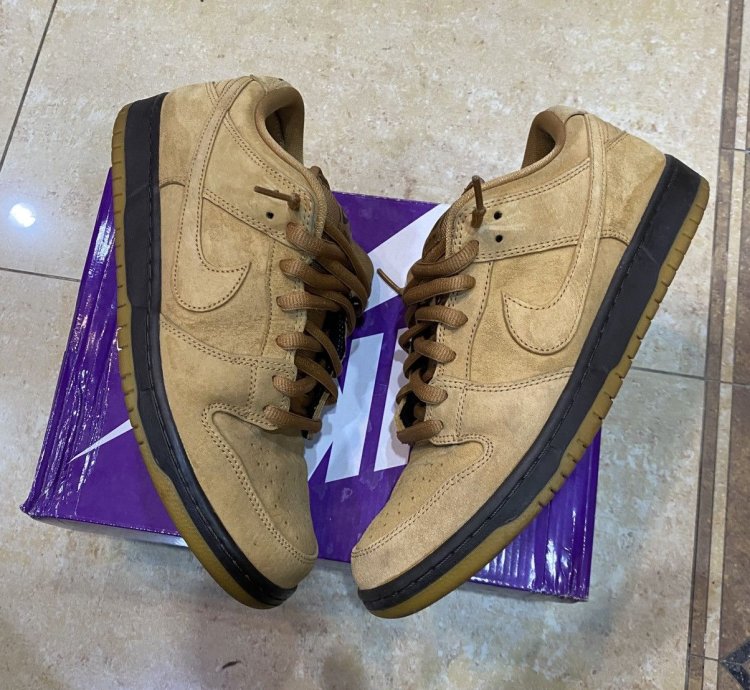 Nike Sb Dunk Low Wheat Mocha Size 11